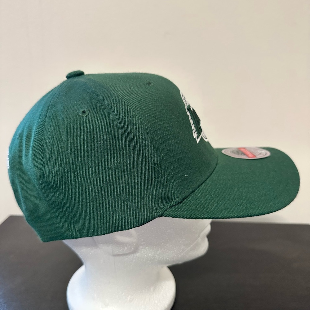 NWT La Lakers Mitchell & Ness Green Cap - Picture 9 of 10